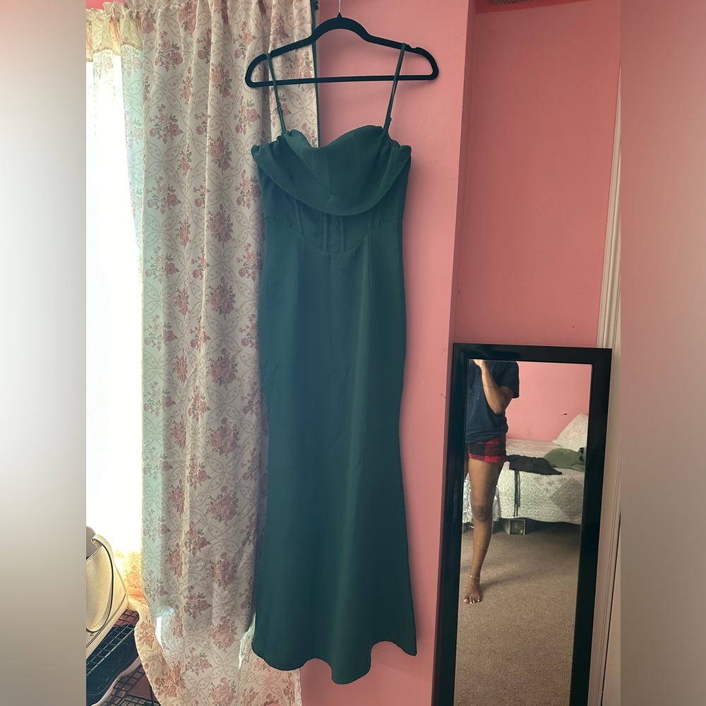 PLT Green Corset Dress